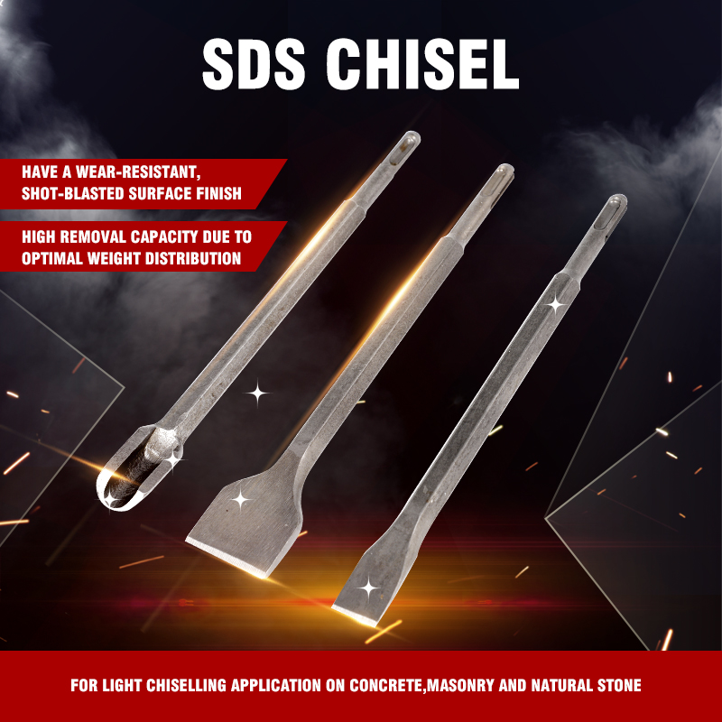 High Quality Sds Point/flat/ Groove Spade hammer Chisel