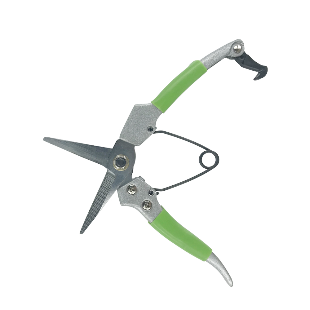 Bonsai scissors PVC grip Chrome plated blade Garden spring pruner