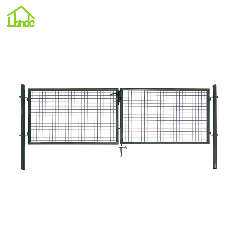 Double garden gate