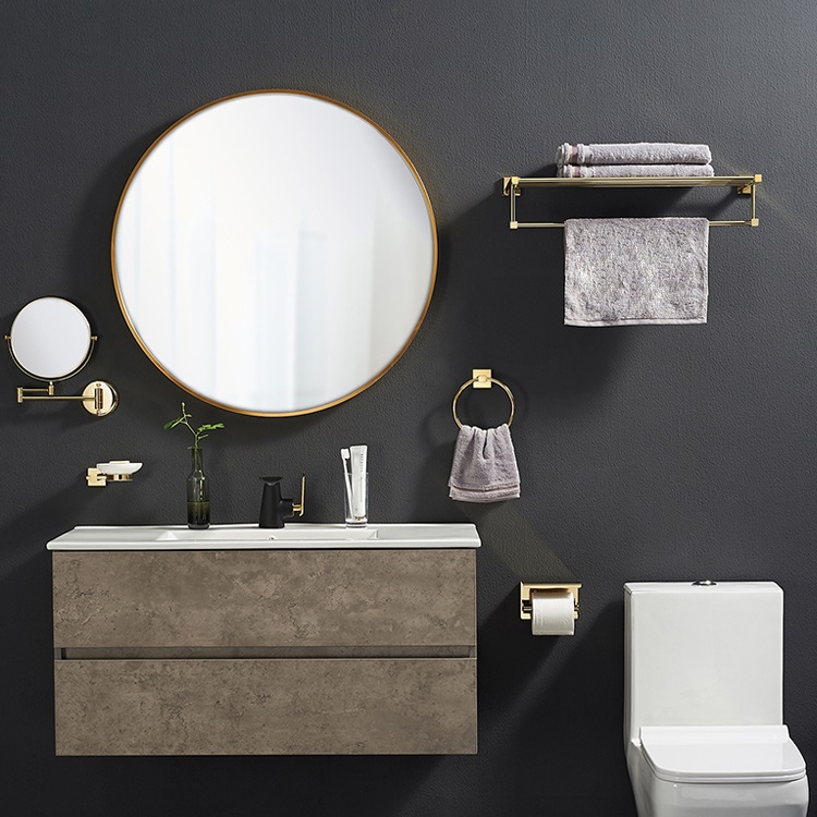 Elegant golden full copper toilet toilet bathroom accessories
