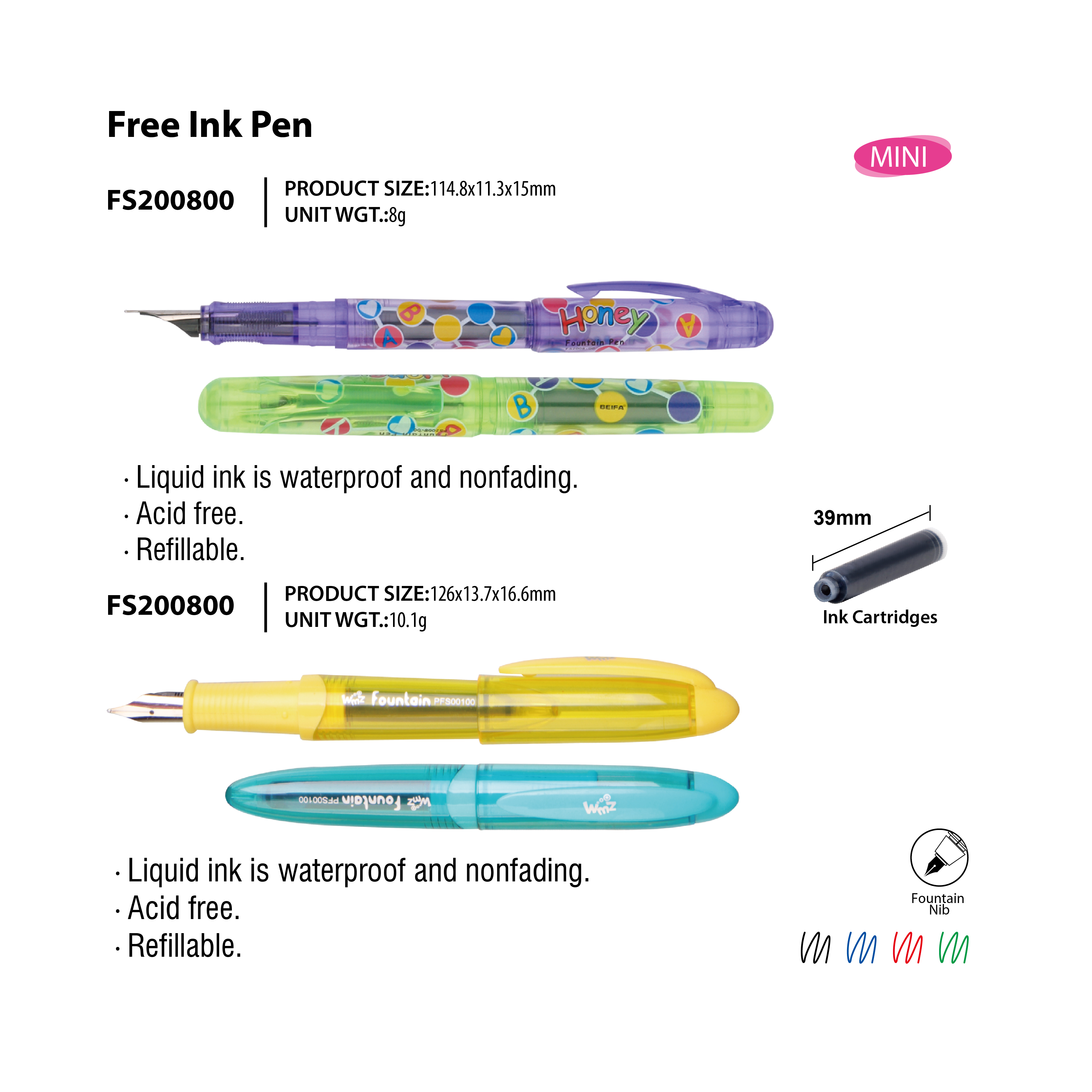 Free Ink Pen