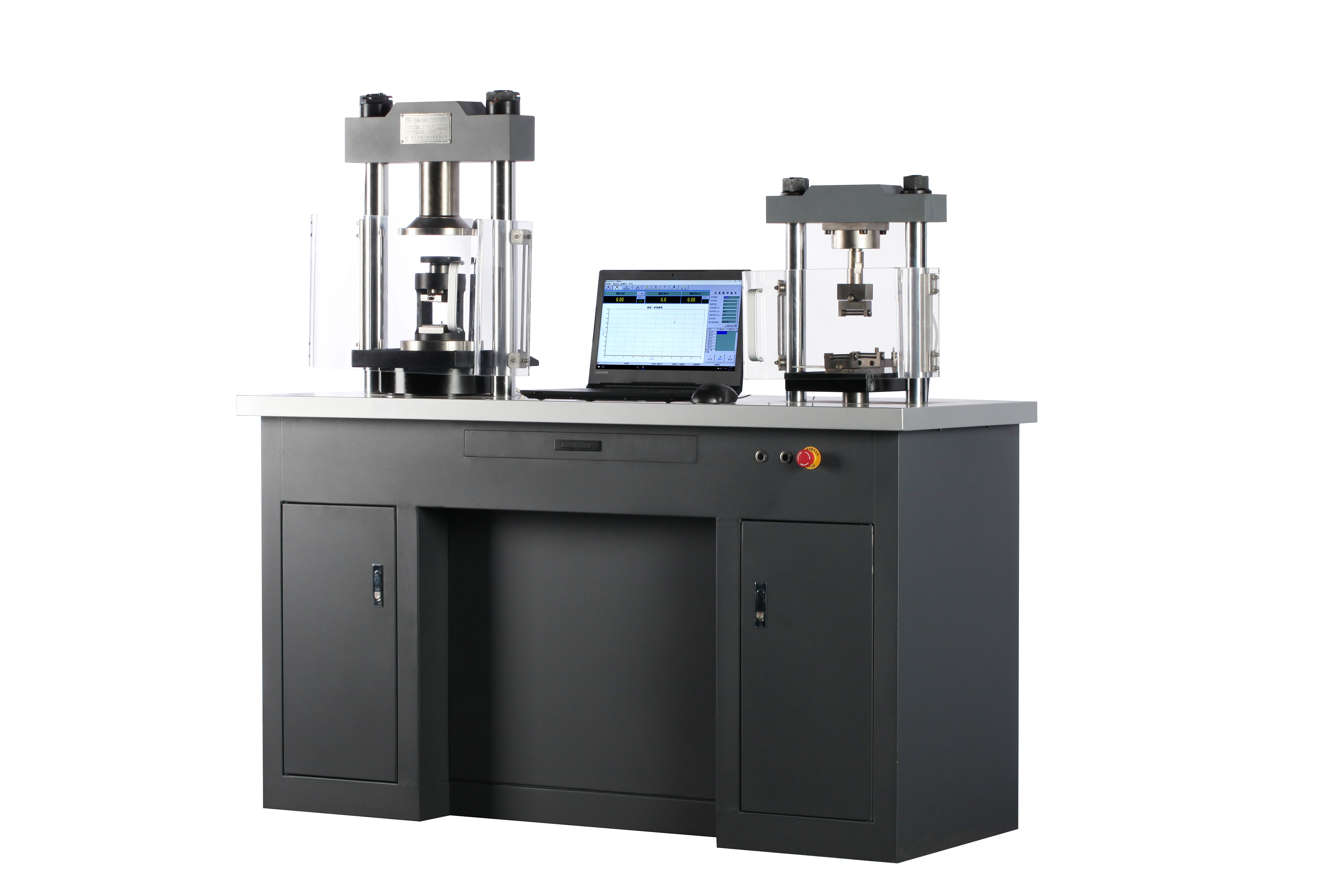 Computer Controlled Electro-hydraulics Servo Cement Flexural and Compression Testing Machine