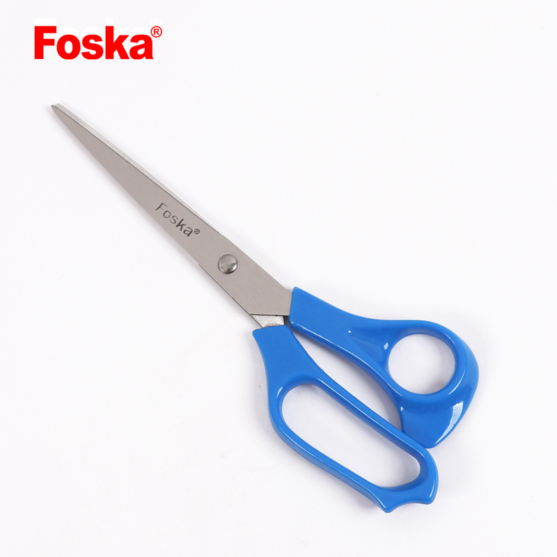 Foska High Quality 8 8.5" Color Stationary School Plastic Office Scissors