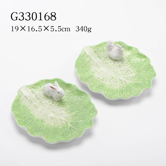 Ceramic rabbit/chick dish