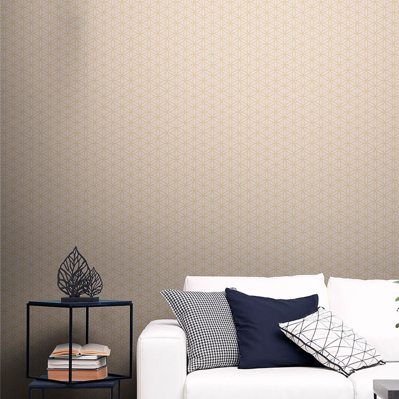 Concise Design Non-woven Wallpaper for Hotel Project