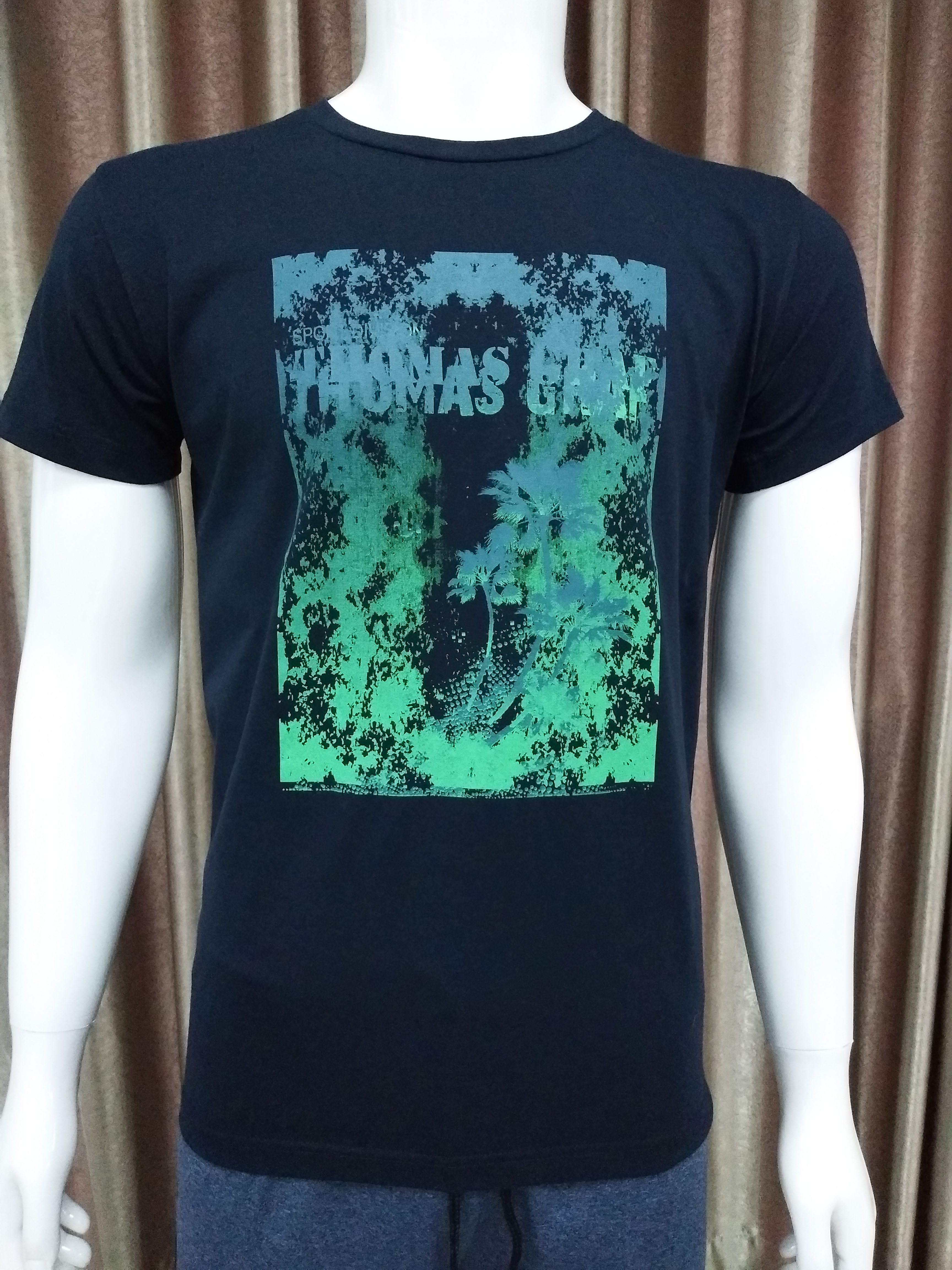 100% polyester short fiber&cotton touch summery t shirt