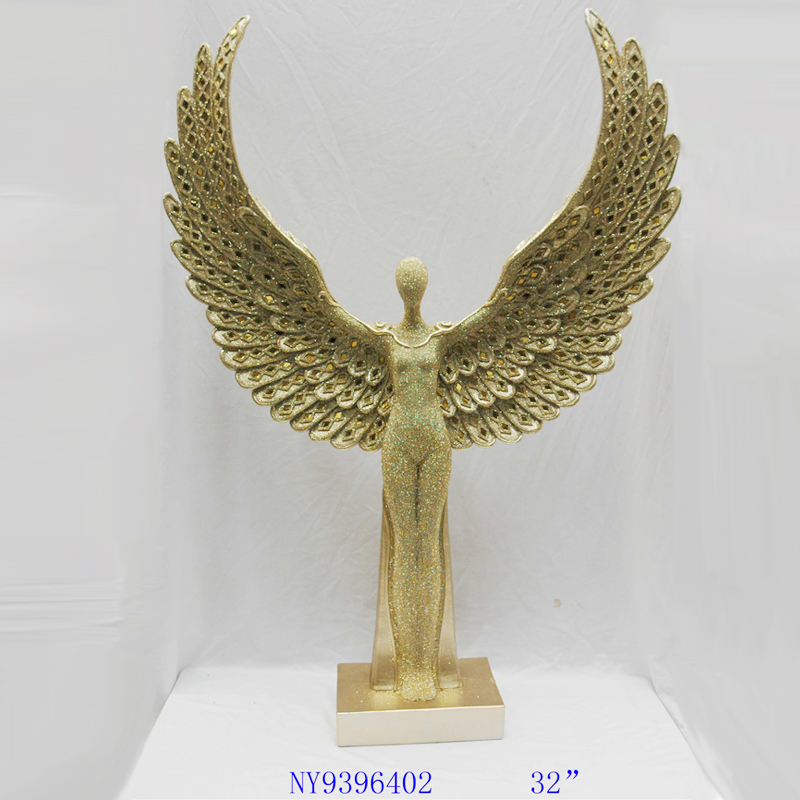 Angel with bead finish
