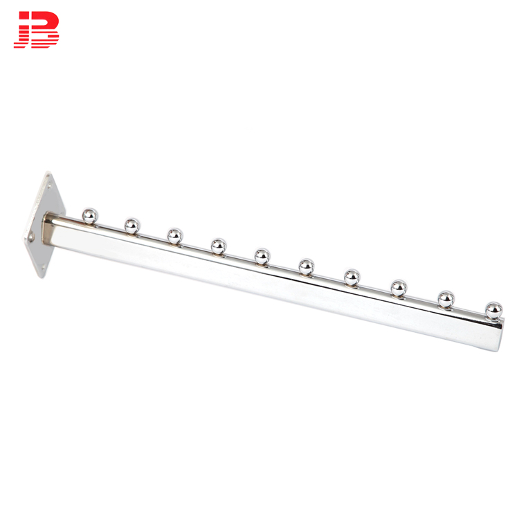 Wall-mounted oval tube hook