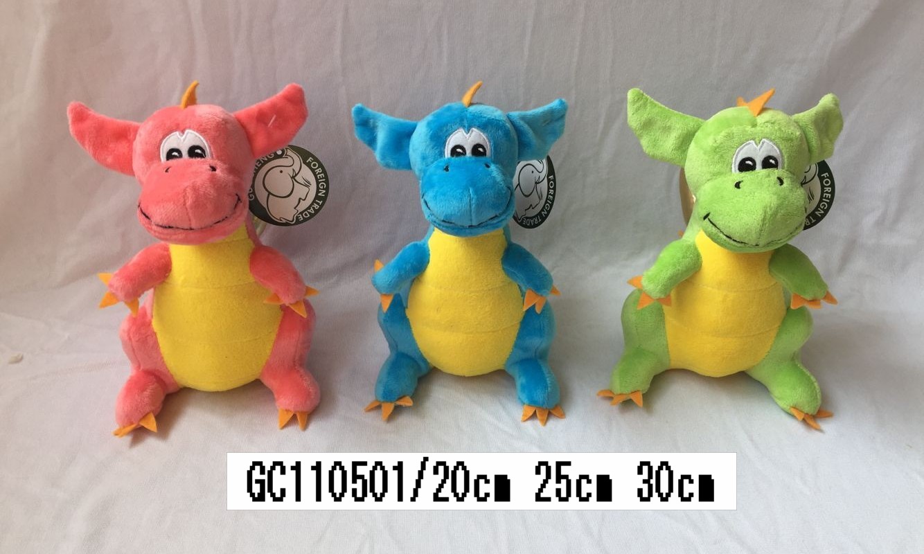 Plush toy dinosaur