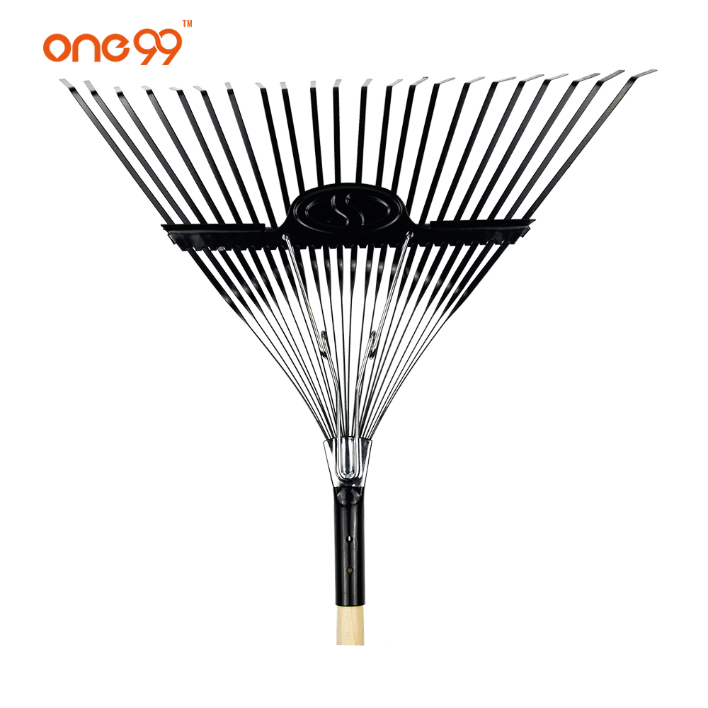 Black springback lawn 22t rakes for gardening