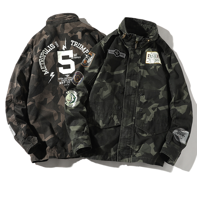 men camo jacket