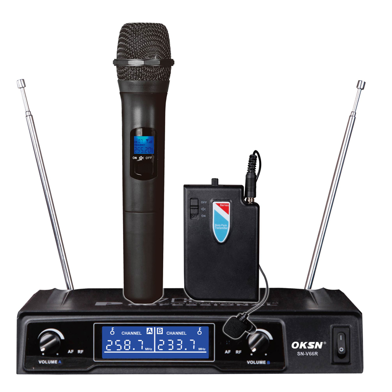 Professional VHF wireless microphone SN-V66R