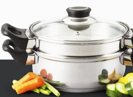 Stainless steel steamer