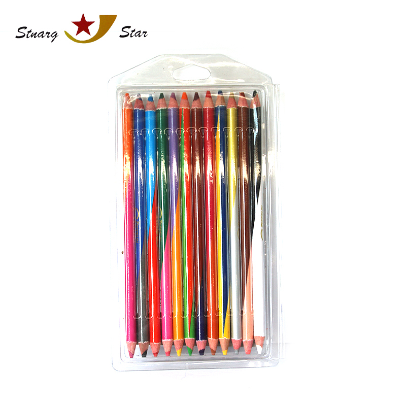 Double color pencil