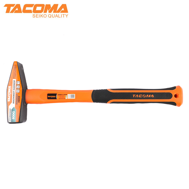 Machinist hammer with fiberglass handle