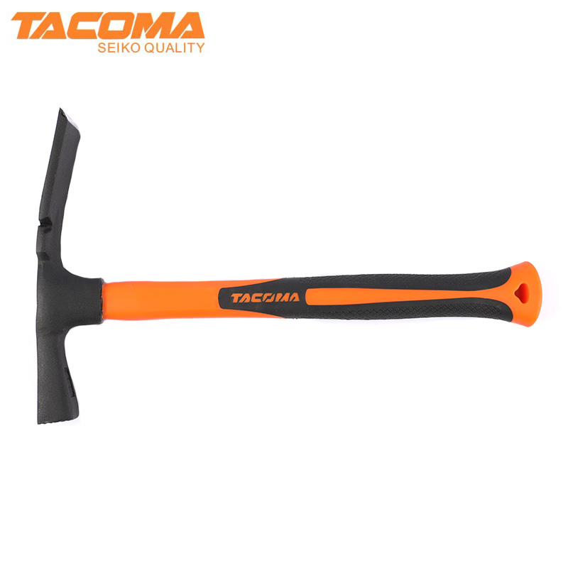 Mason's hammer with fiberglass handle