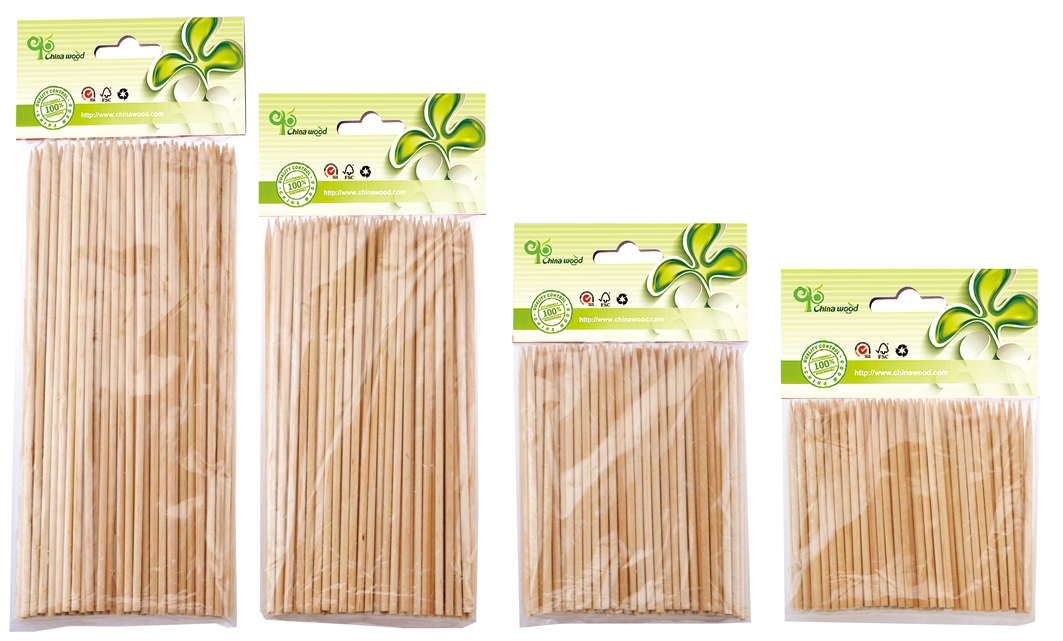 Wooden skewer for BBQ use YDSK2570-YDSK30300