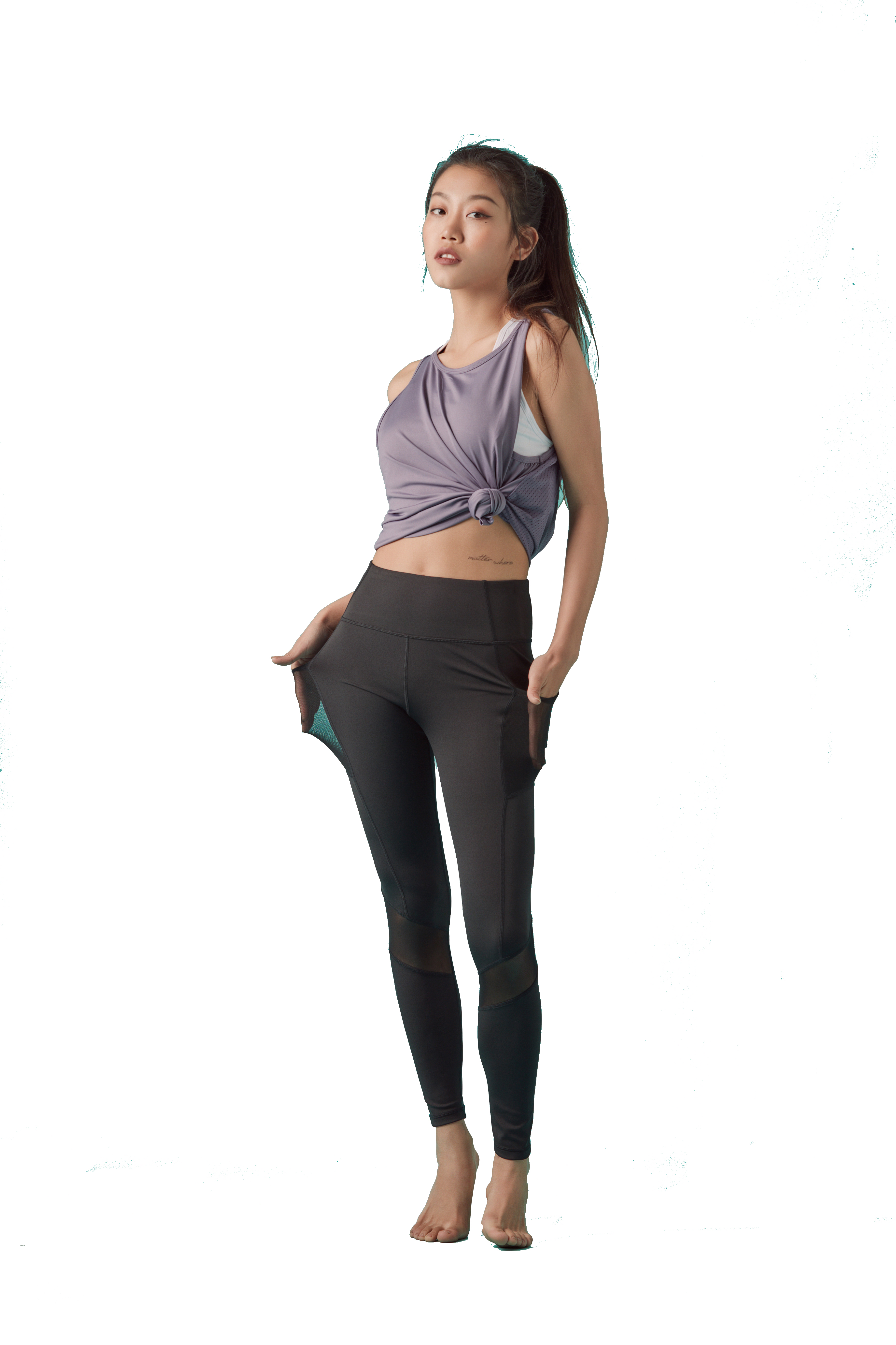 2020 hot sale breathable high rise yoga pants sets fitness wear