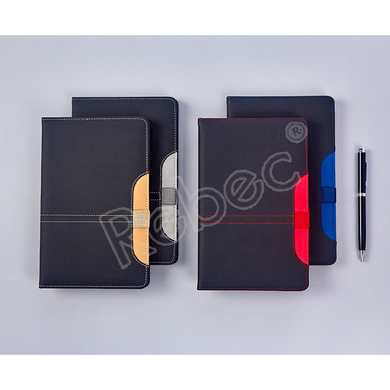 0001A5 PU hard cover diary