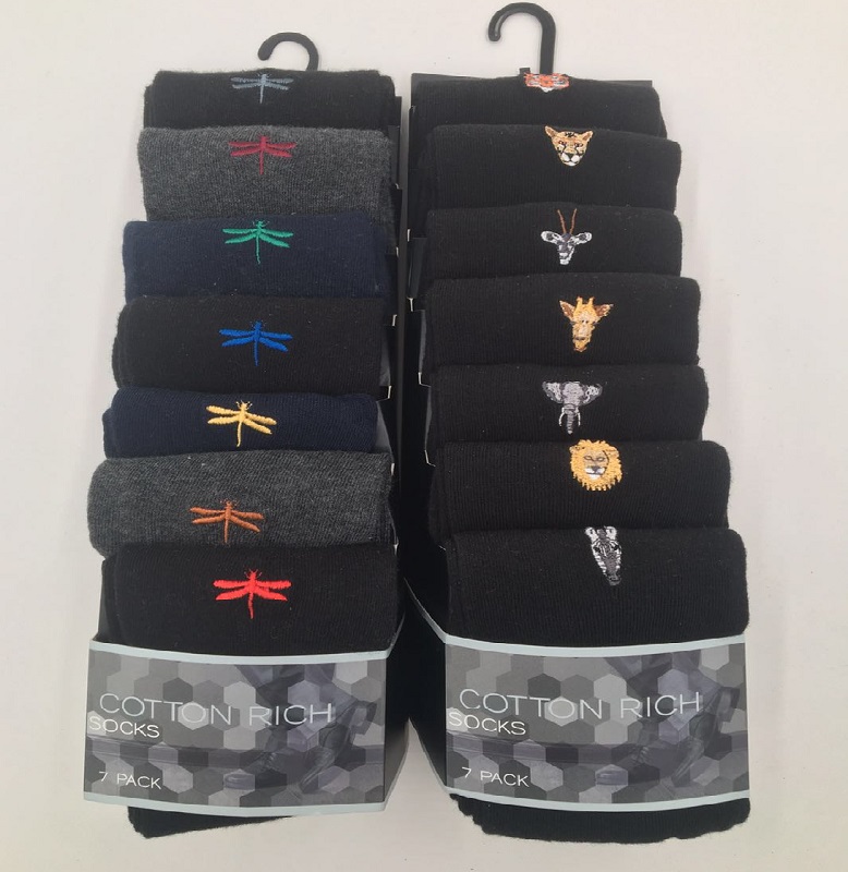 Men's Embroidery Socks