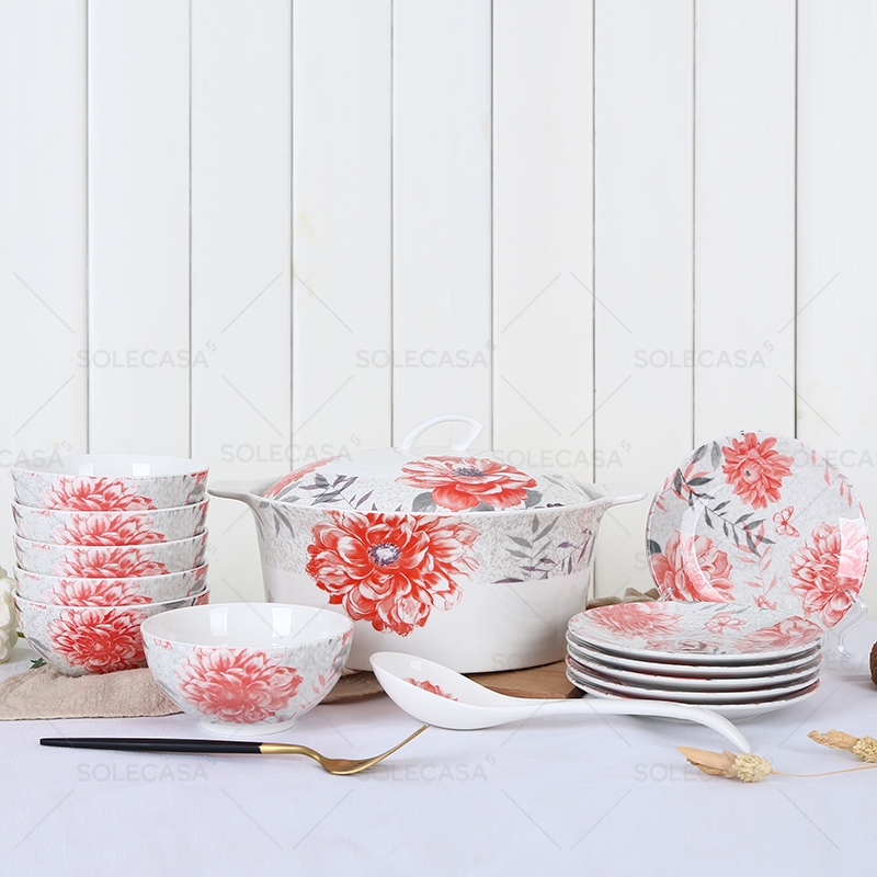 Porcelain Soup Tureen Set