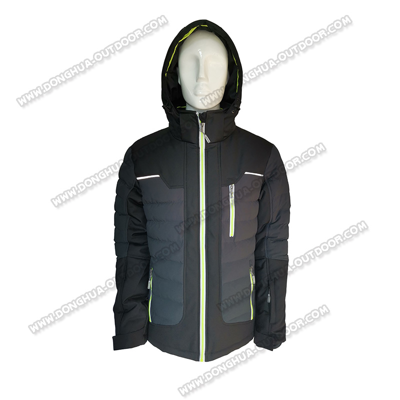 Men ski padded jacket