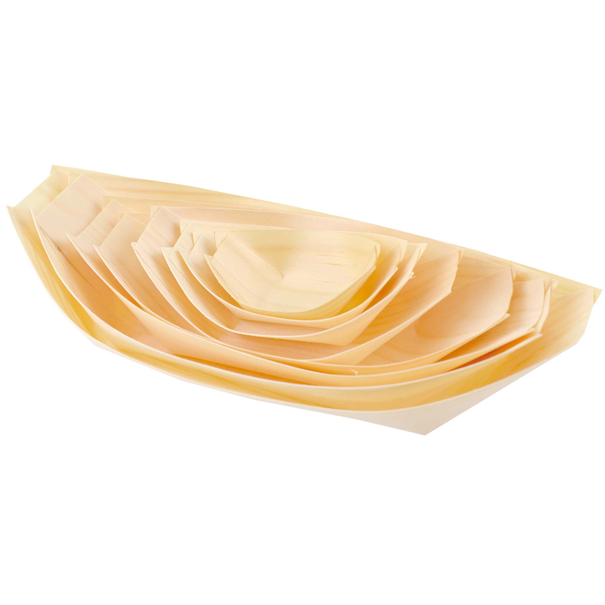 Disposable pine boat