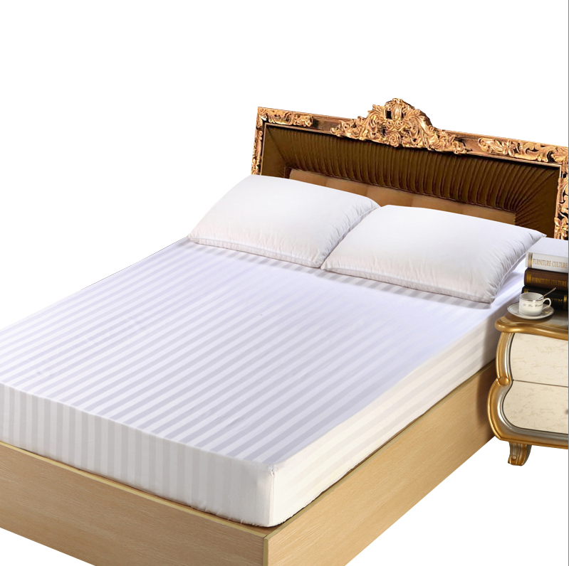 100% cotton hotel white bedding fabric