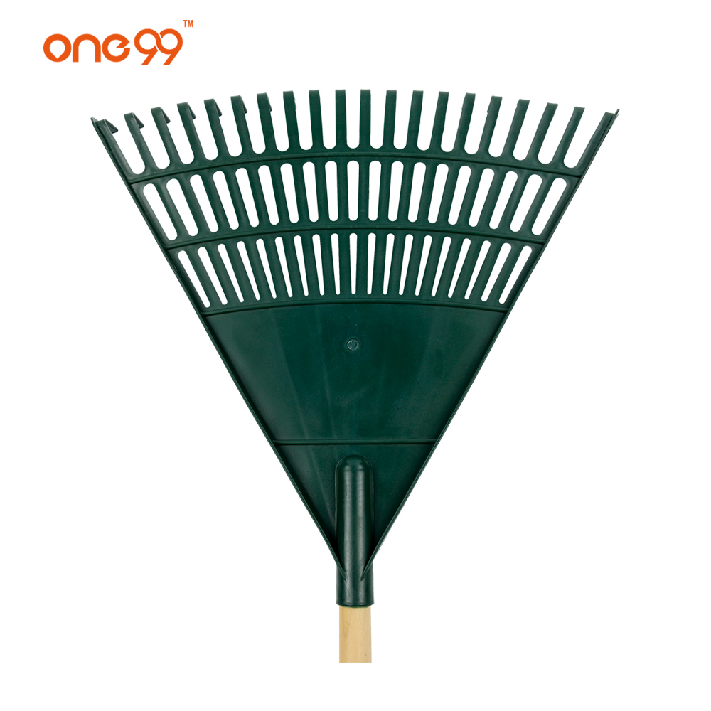 Quality garden tools one99 Hot 20T green garden plastic leaf rake head