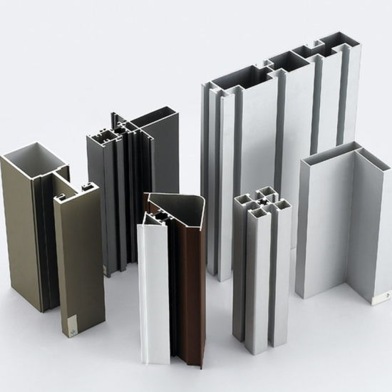 Aluminium extrusion profiles for folding door