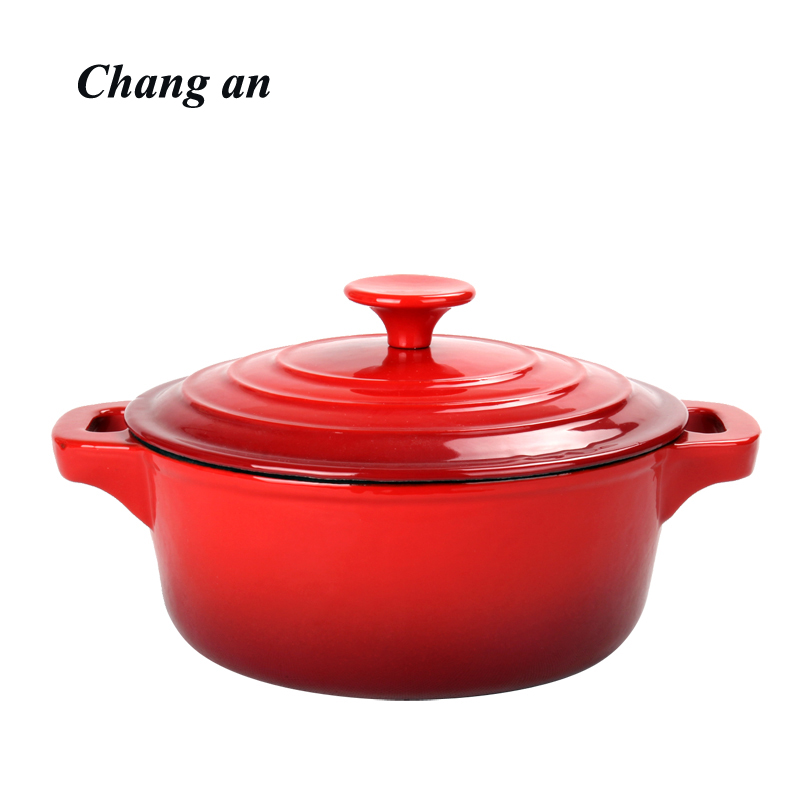 Cast iron enamel dutch oven