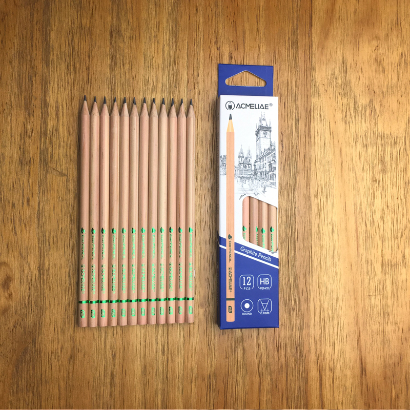 #HB Soften Russia Cedar Nature Pencil Round (Spor Supply)