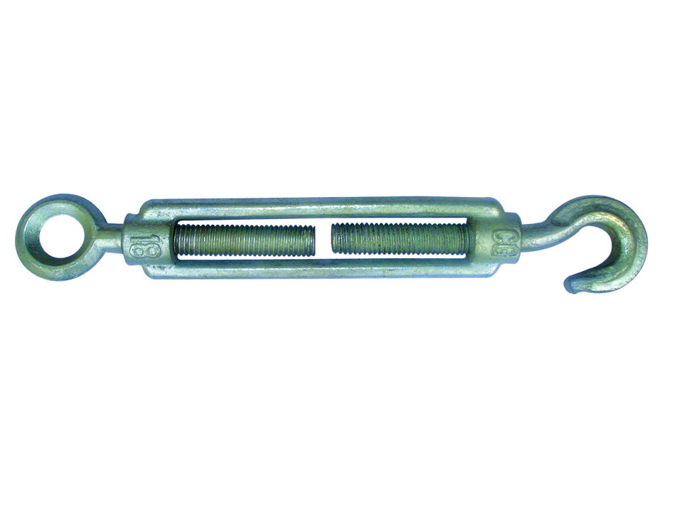 Italian type malleable turnbuckle