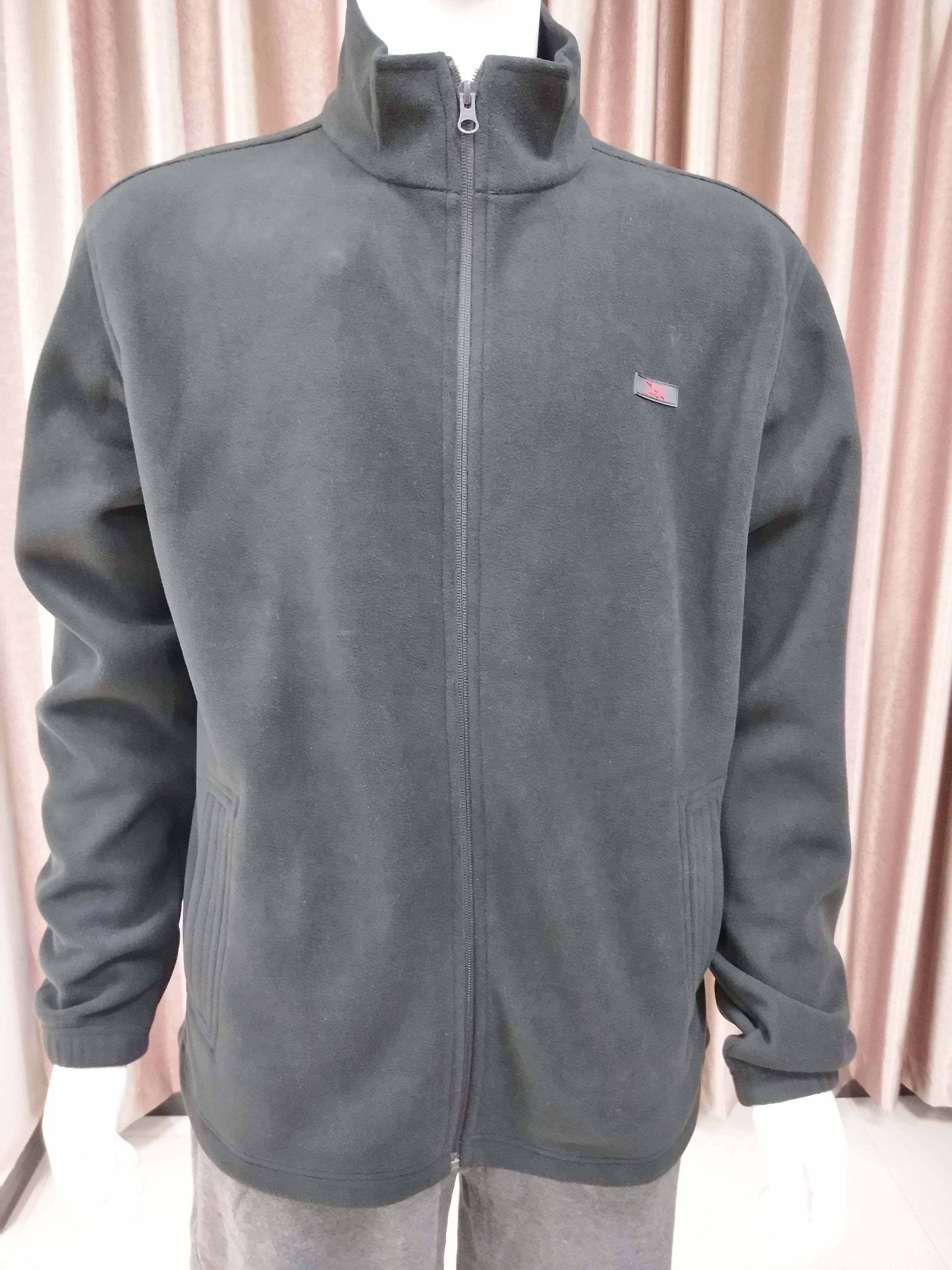 300gsm 100%Polyester polar fleece warm stand collar jacket inside garment