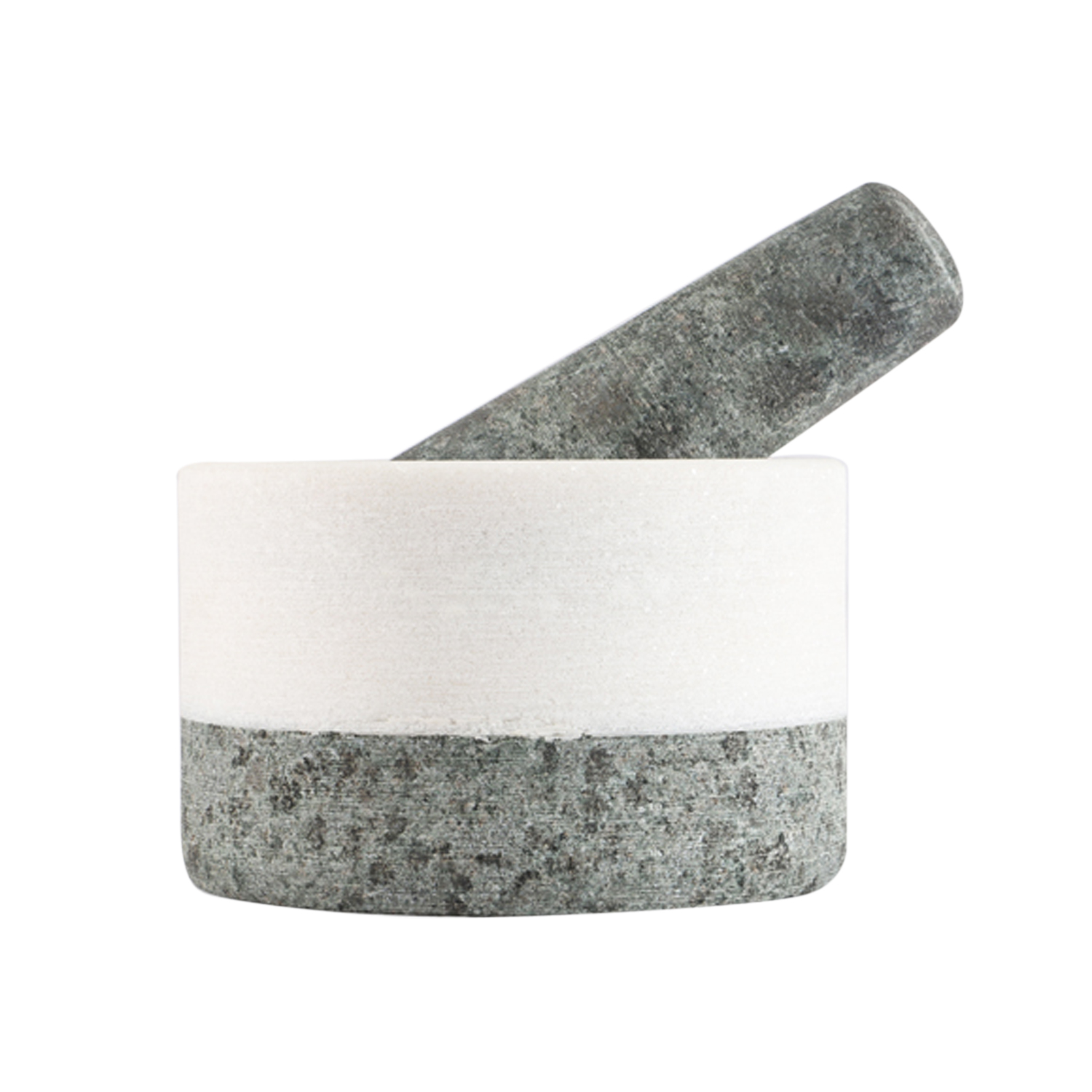 Granite black and white mosaic garlic rammer seasoning grinding masher