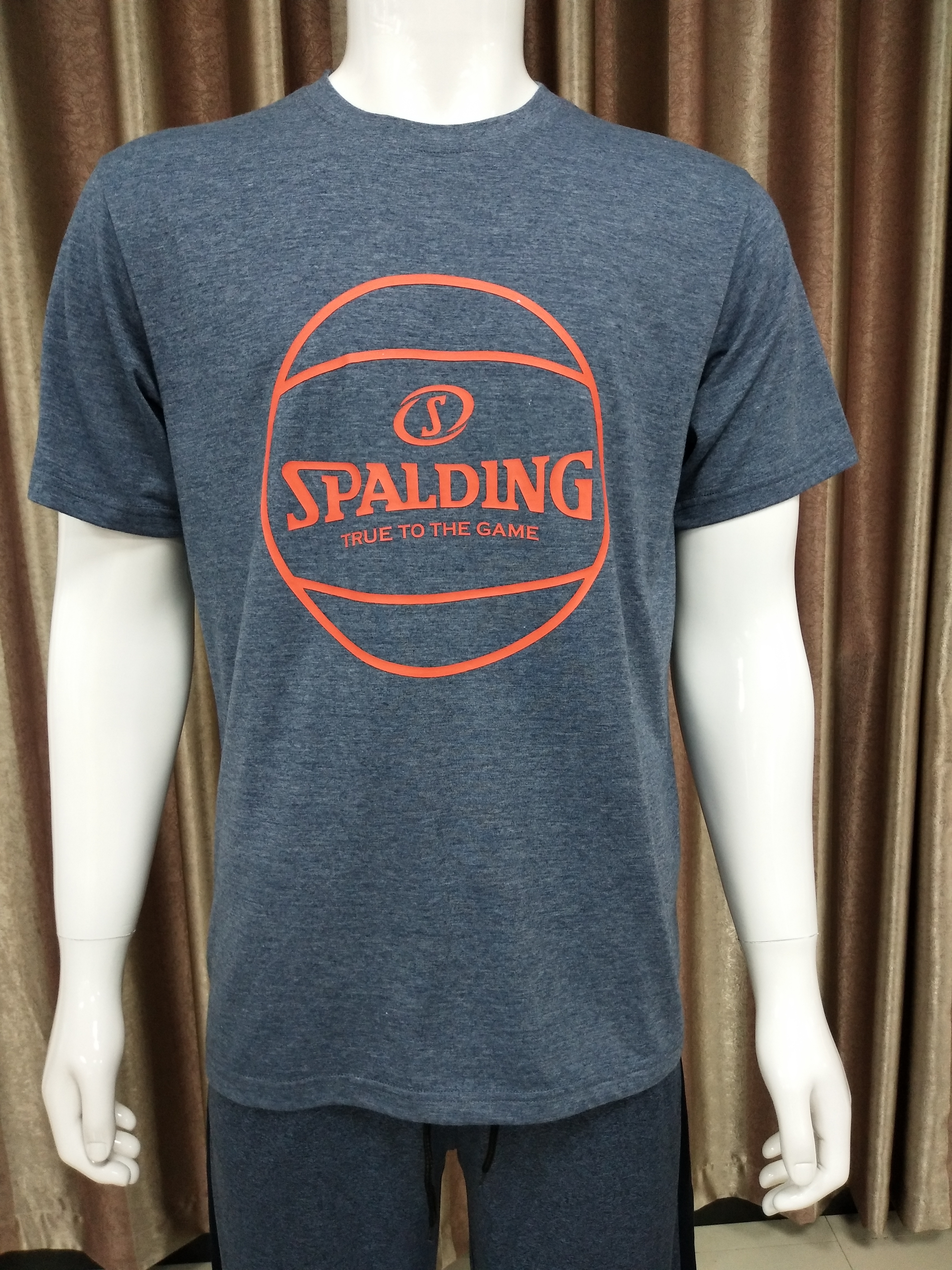 CVC 65% cotton 35% polyester high density print t shirt
