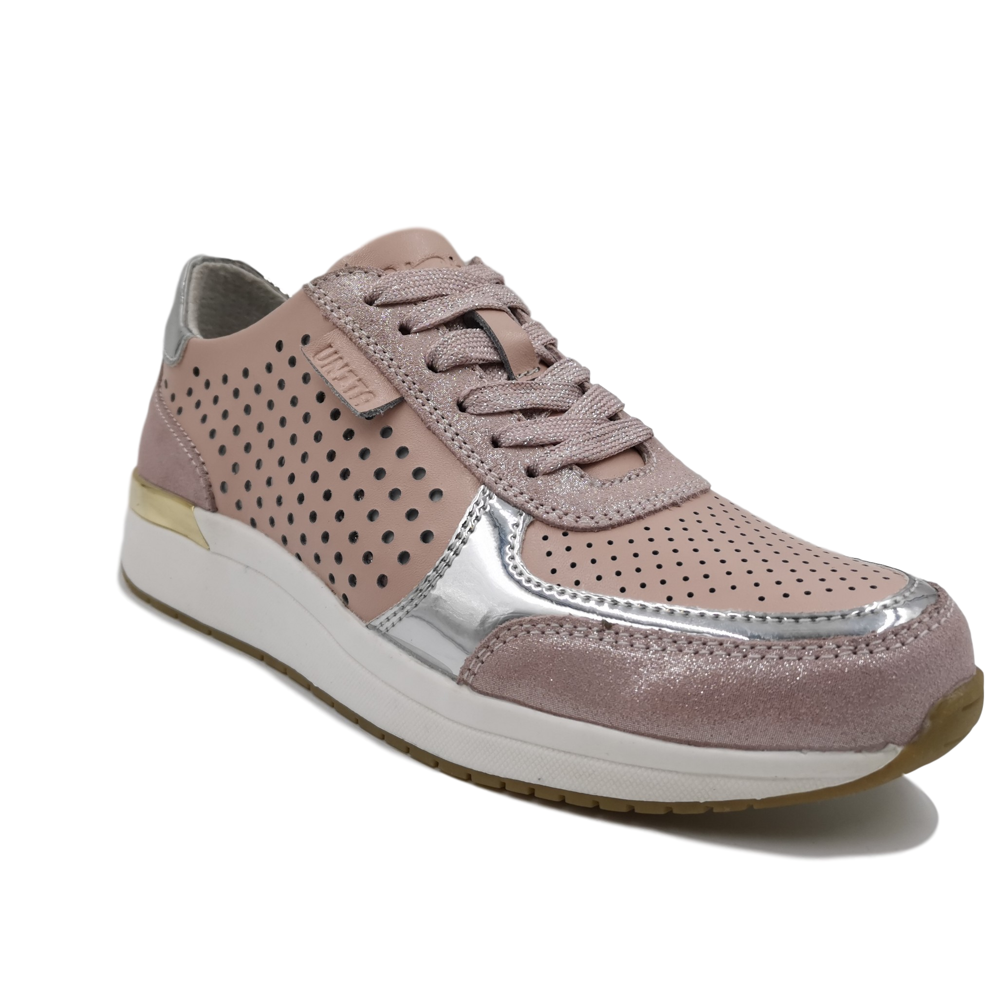 New hot leather ladies fashion platform sneaker