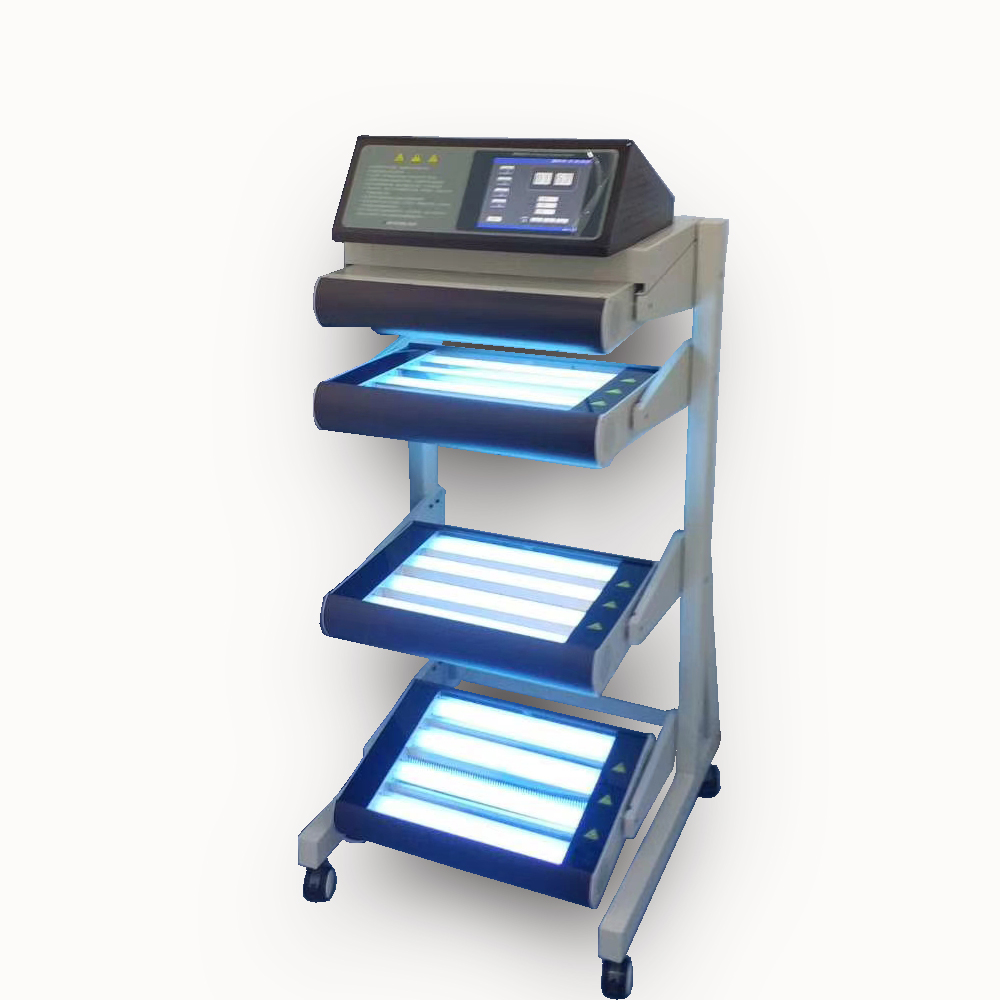 Combined trolley ultraviolet phototherapy instrument