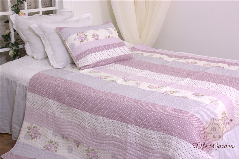 100% cotton quilted bedspread