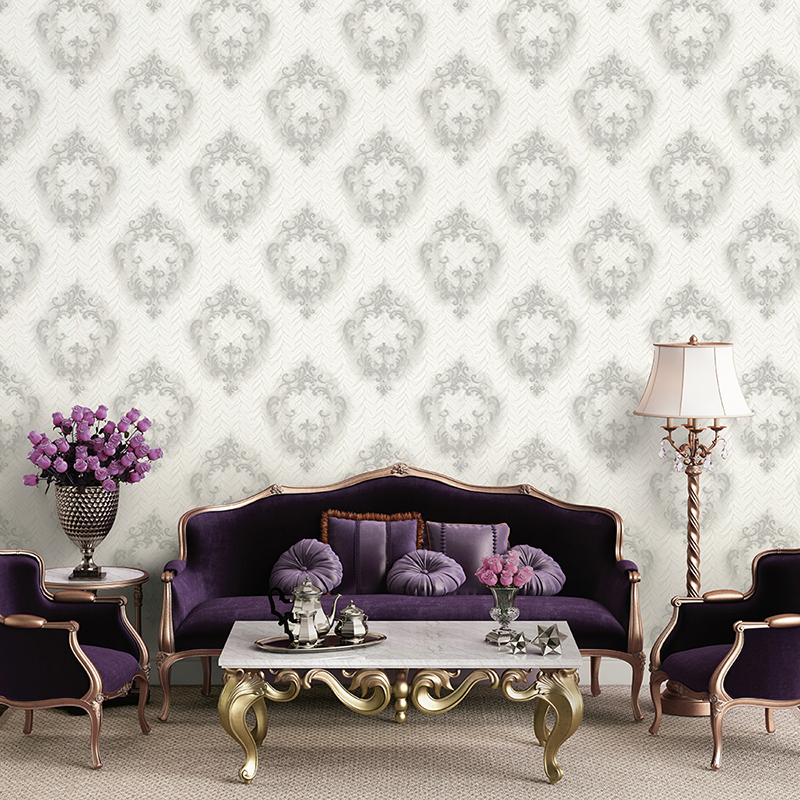 Modern European Design 106cm Home Wallpaper Decorative PVC Wallpaper