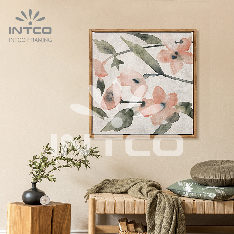 Art-frame: Flowers and tender leaves