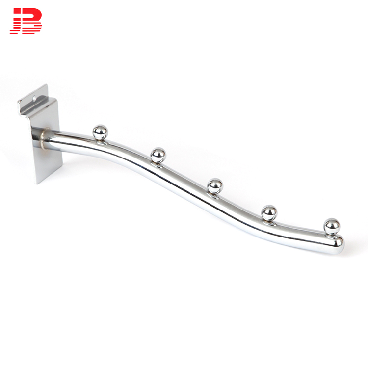 Slatwall display 19 rod hook with 7 beads