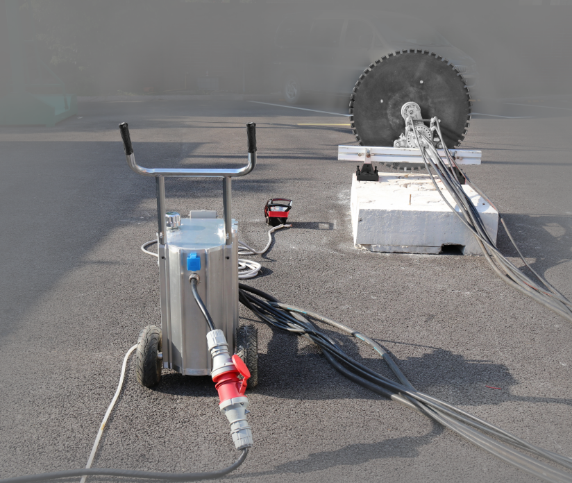 Hydraulic concrete wall saw KCY-HDD-45