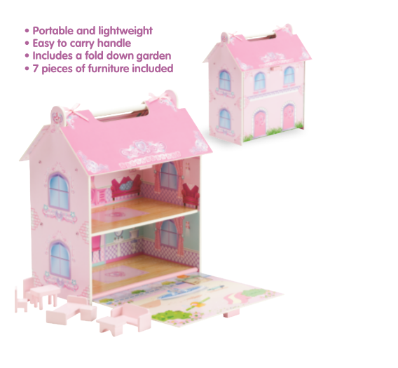 Mini Size wooden doll house