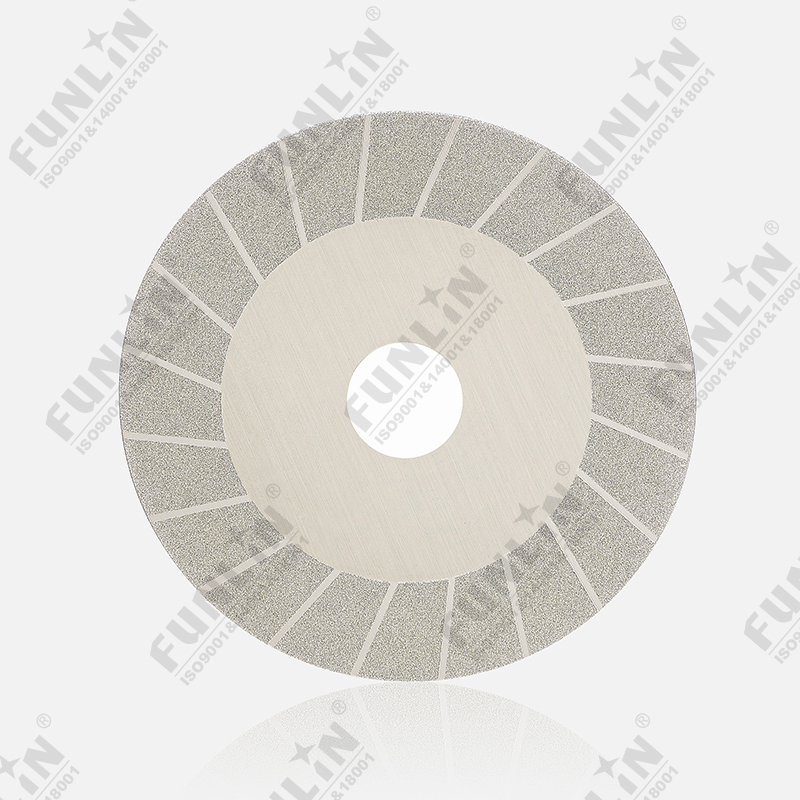 Electroplated diamond disc