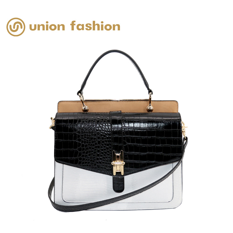 Women handbag with animal grain