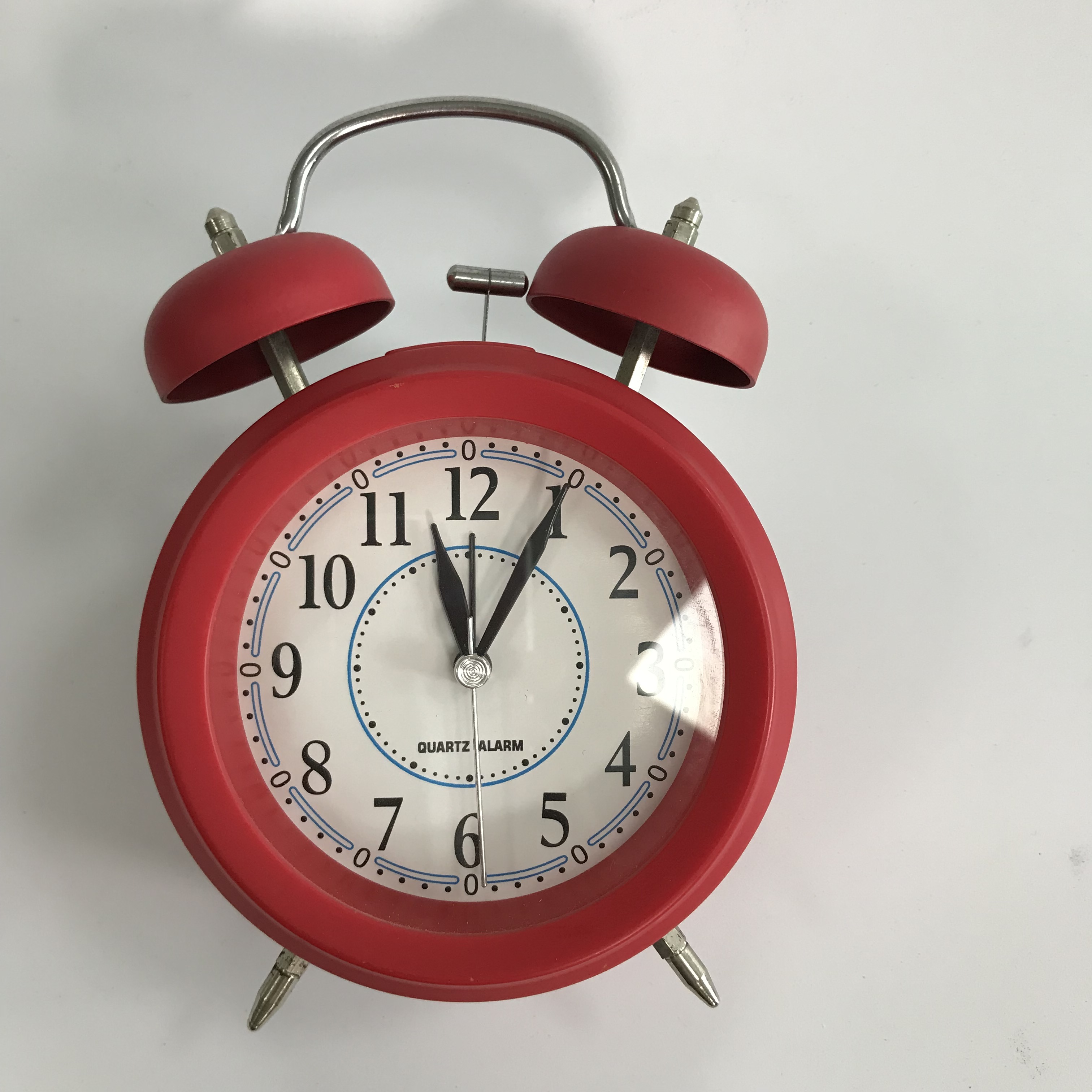 Colorful twin bell alarm clock