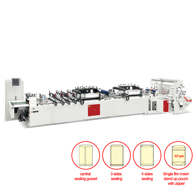 high speed bag making machine specially for central&bottom sealing bag
