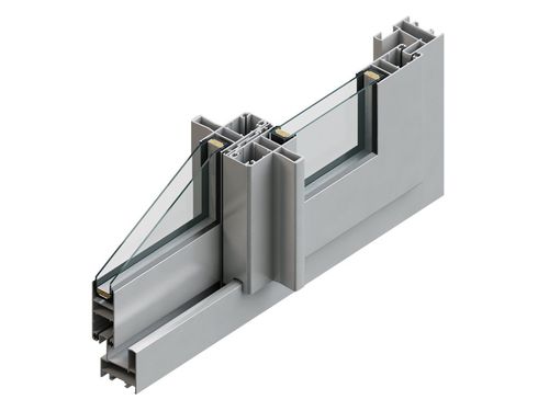 Aluminium extrusion profiles for windows and doors