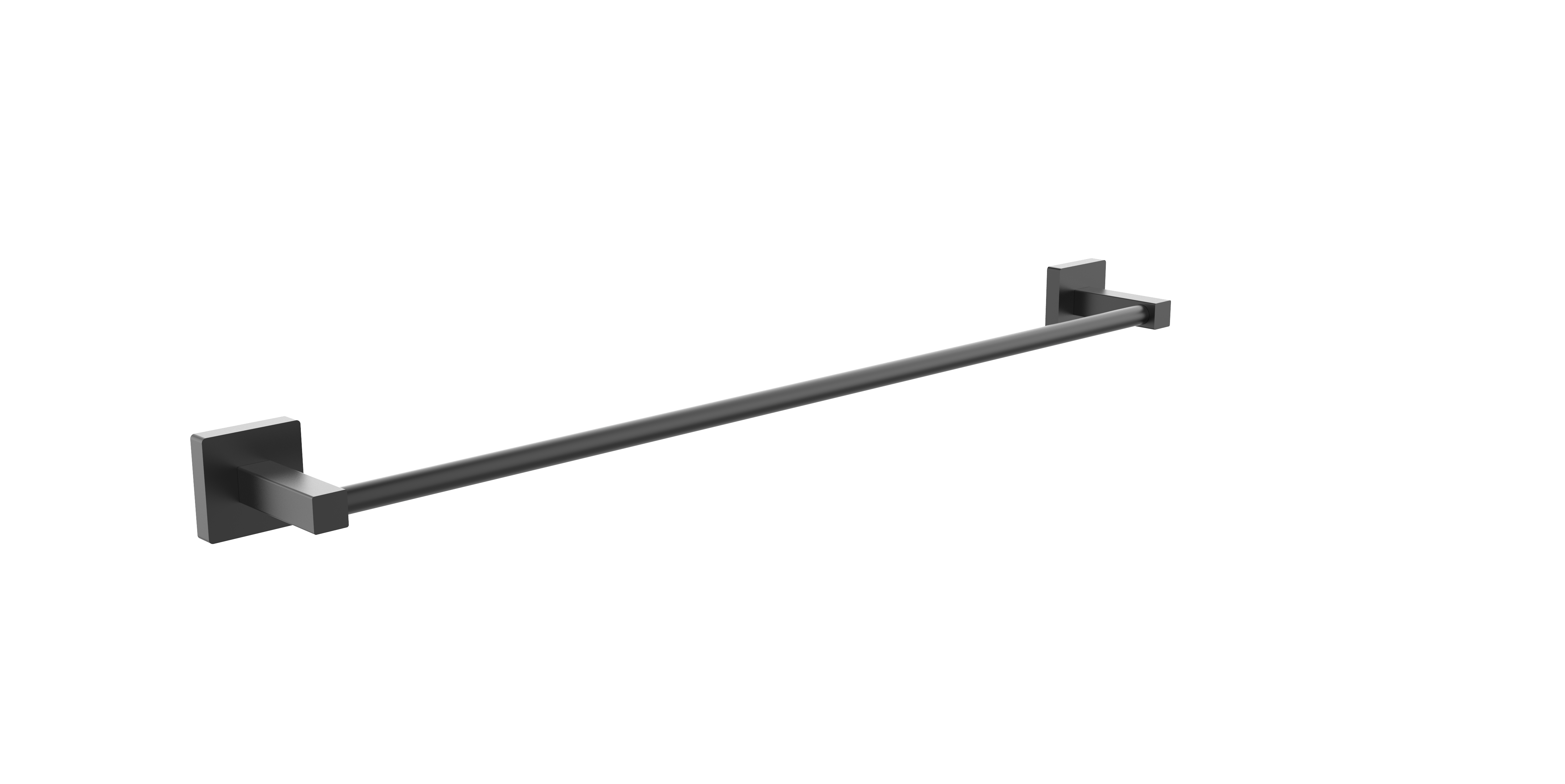 Aluminum matt black single bar